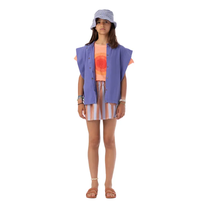 Piupiuchick Veste Sans Manches Hot Hot Coton Bio | Violet