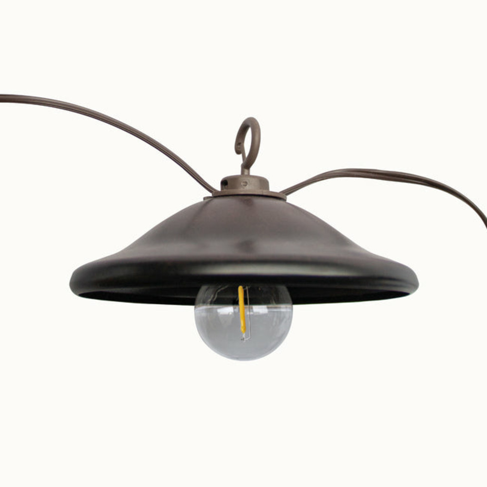 Guirlande solaire abats-jour astoria - 3m led blanc chaud
