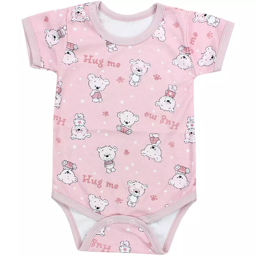 TupTam Mädchen Baby Body Kurzarm 5er Pack rosagelb