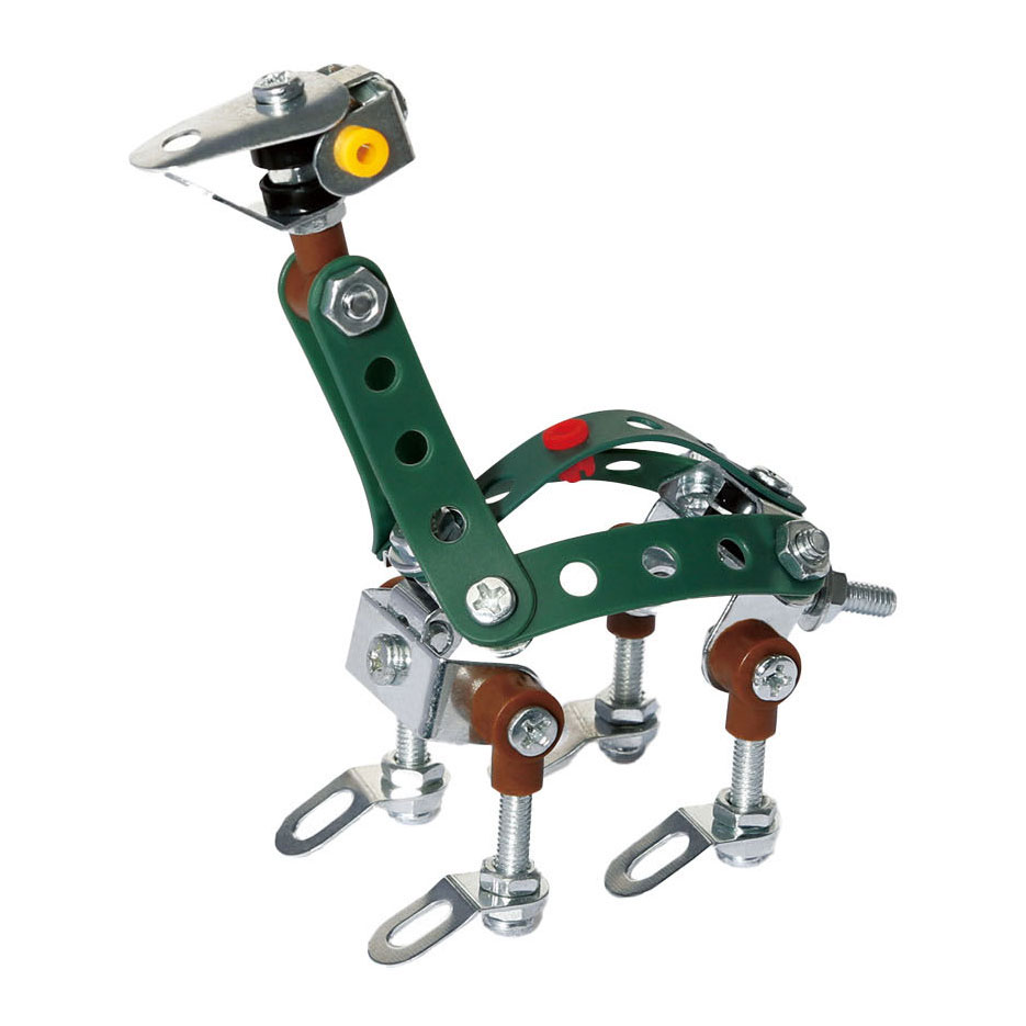 Metalen Constructieset Langnek, 80dlg.