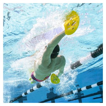 Plaquettes de Natation Finis Manta Jaune