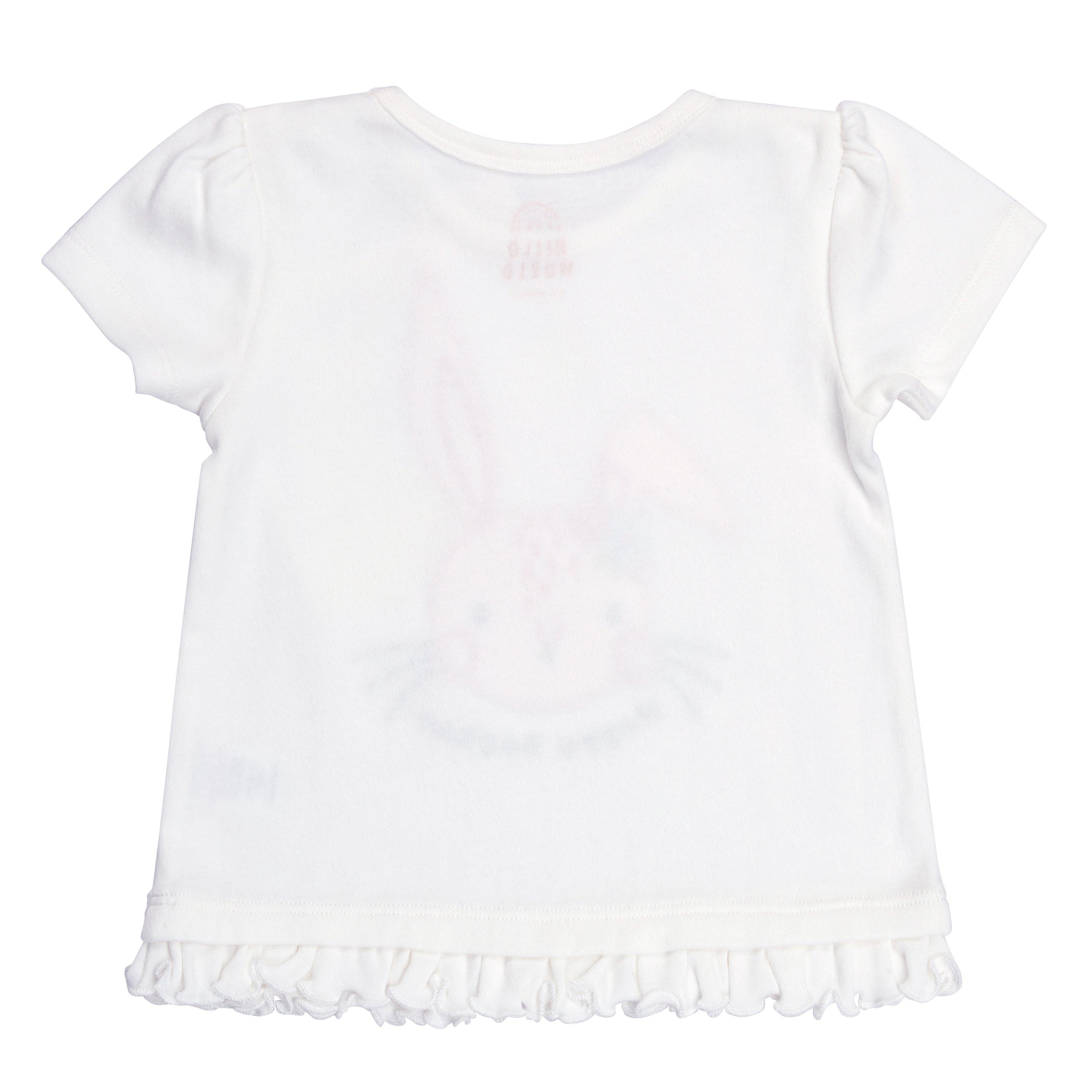 Hello World Studio Baby Girl Bunny T shirt