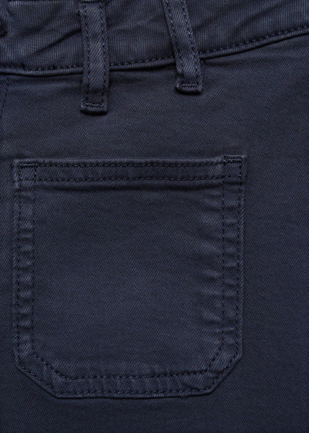 MANGO TEEN casual broek donkerblauw
