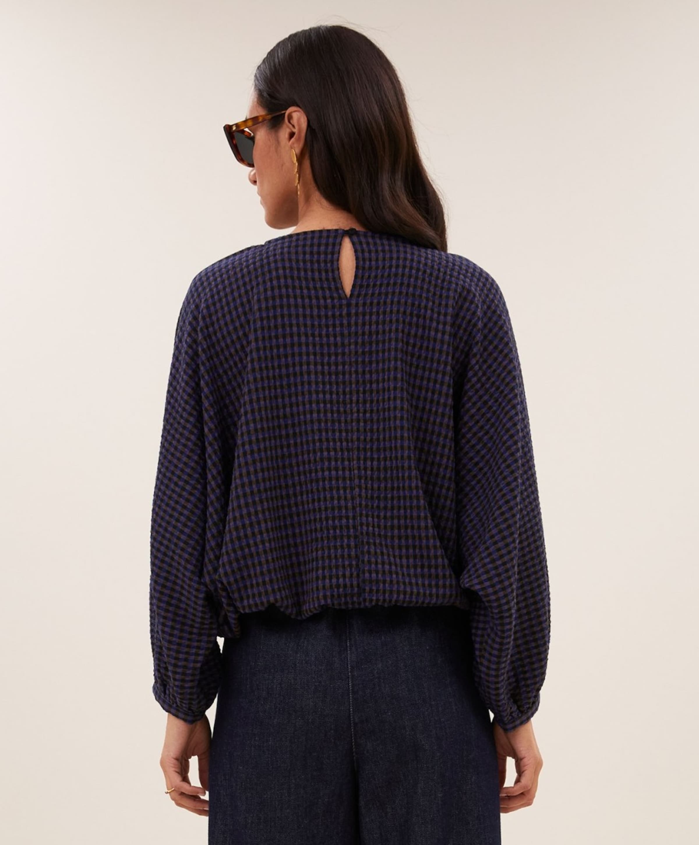by-bar Dames blouse paars