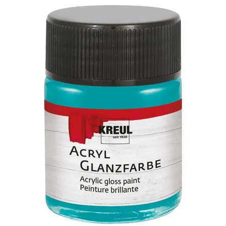 KREUL Acryl Glanzfarbe Türkis 50 ml