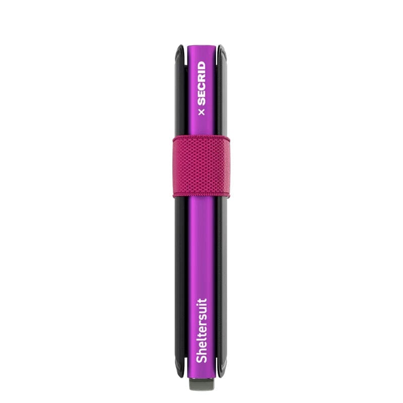 Secrid Sheltersuit Band Wallet Black-Fuchsia