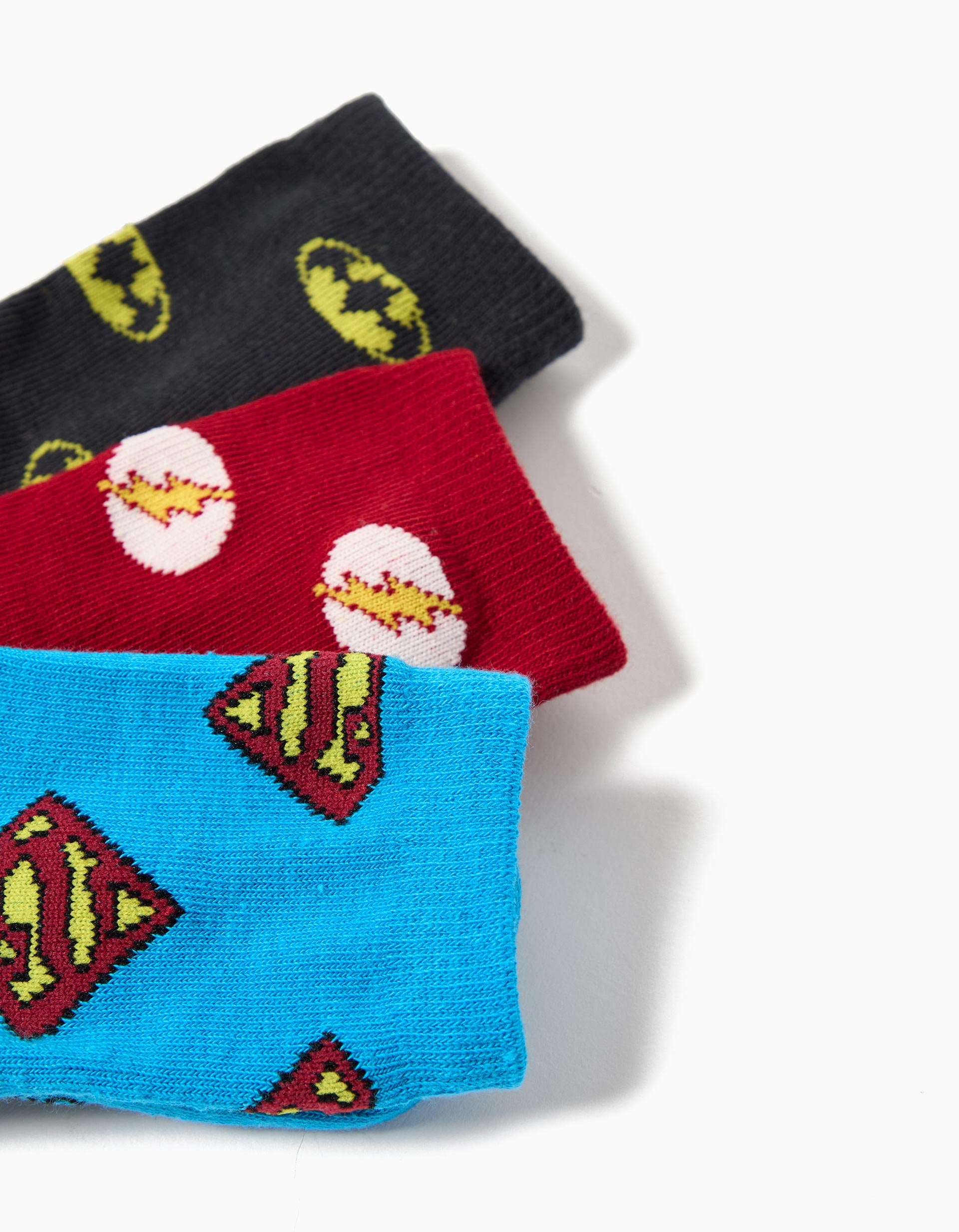 Pack 3 Pares de Meias 'Liga da Justiça', Menino, Multicor