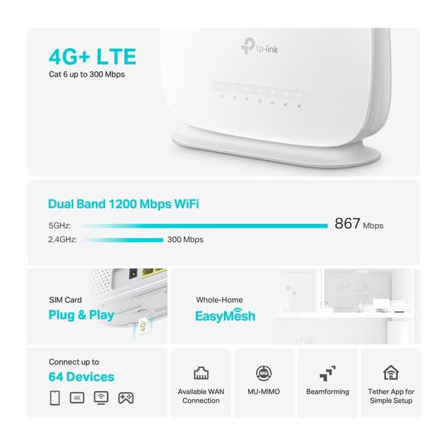 TP-Link Archer MR515 4G+ router