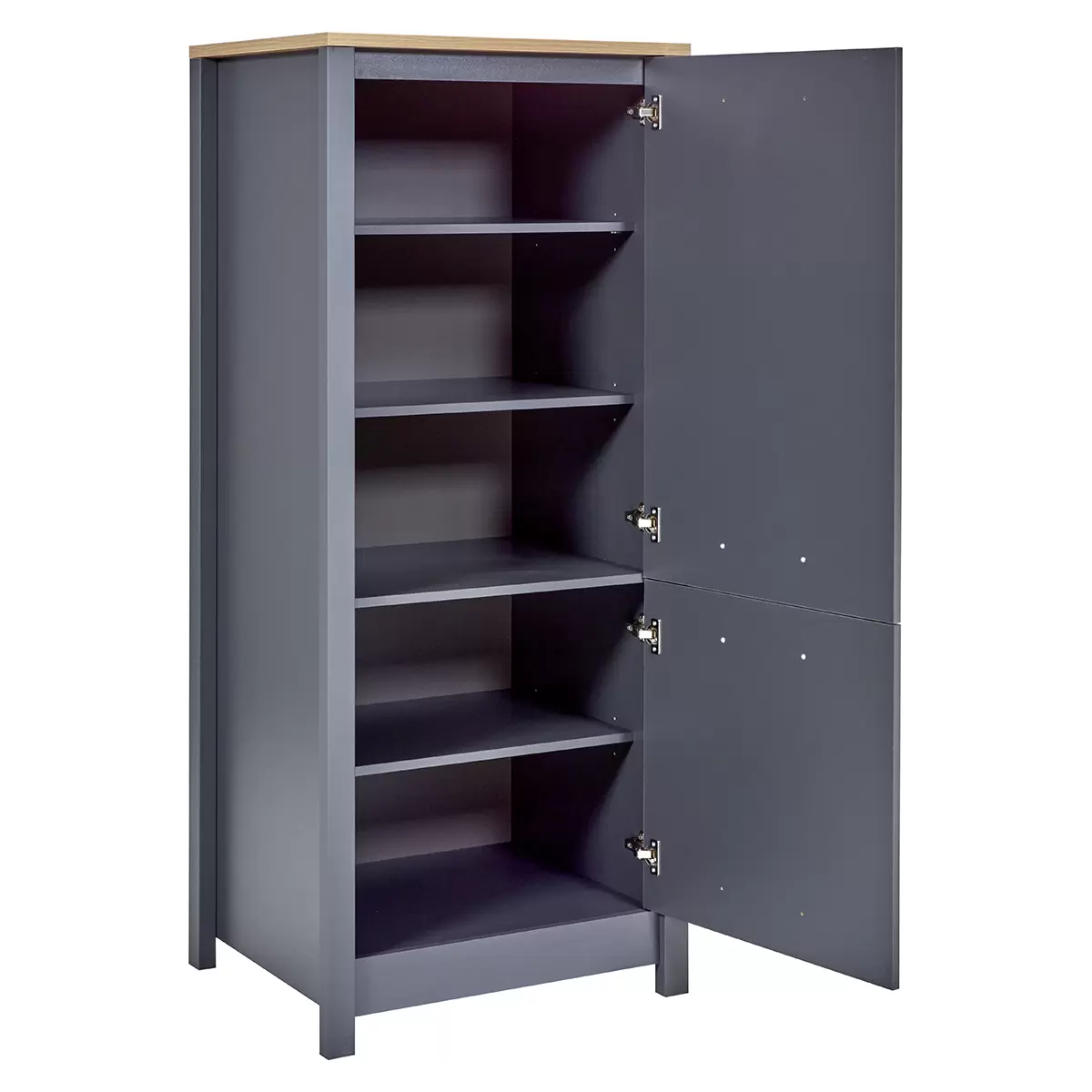 Geräte-Hochschrank Veneto anthrazit,Artisan Eiche