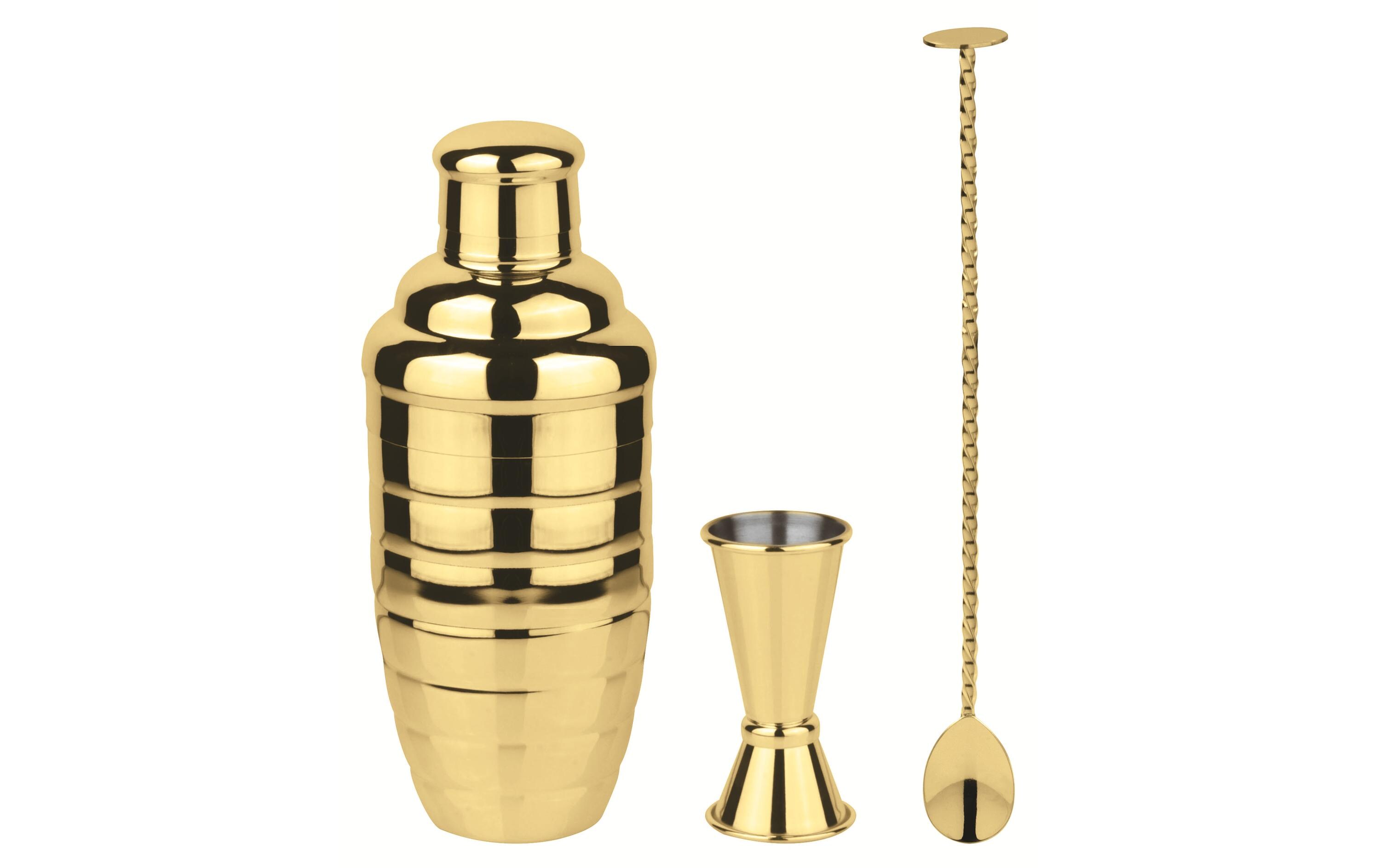 Drink Mixer Set Bombay 0.5 l, GoldCocktailset Starter-Kit