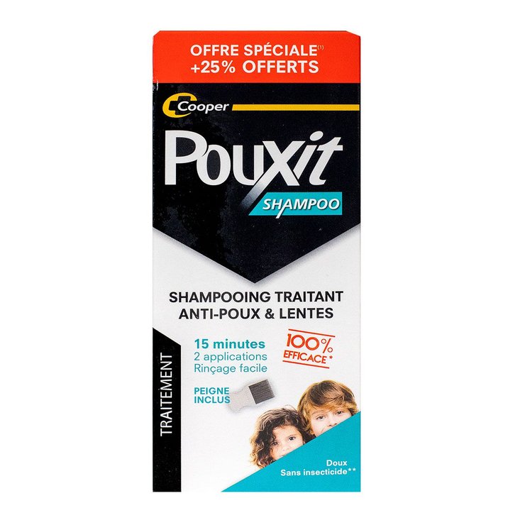 Shampooing traitant anti-poux & lentes 250ml