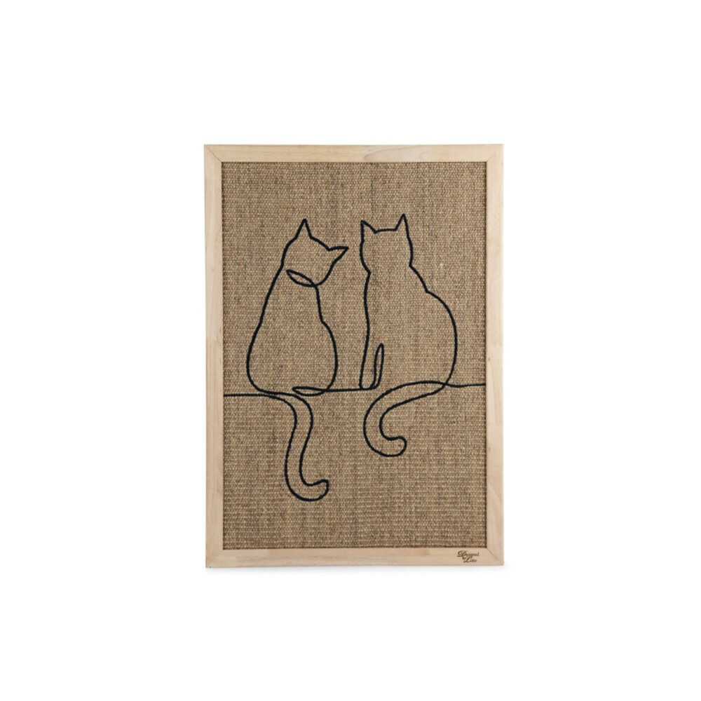 Designed by Lotte Krabplank Hout Poezels70 x 50 x 2 cm