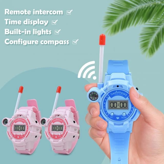 Ure med indbygget walkie talkie