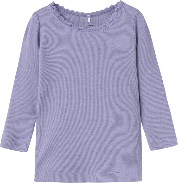 Name It NMFKAB LS TOP NOOS Heirloom lilac/melange