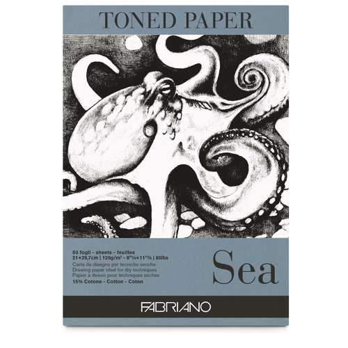 FABRIANO® Toned Paper Zeichenblock, Sea