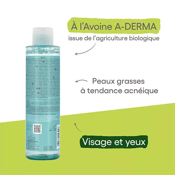 Água Micelar Purificante A-Derma Biology AC 200 ml