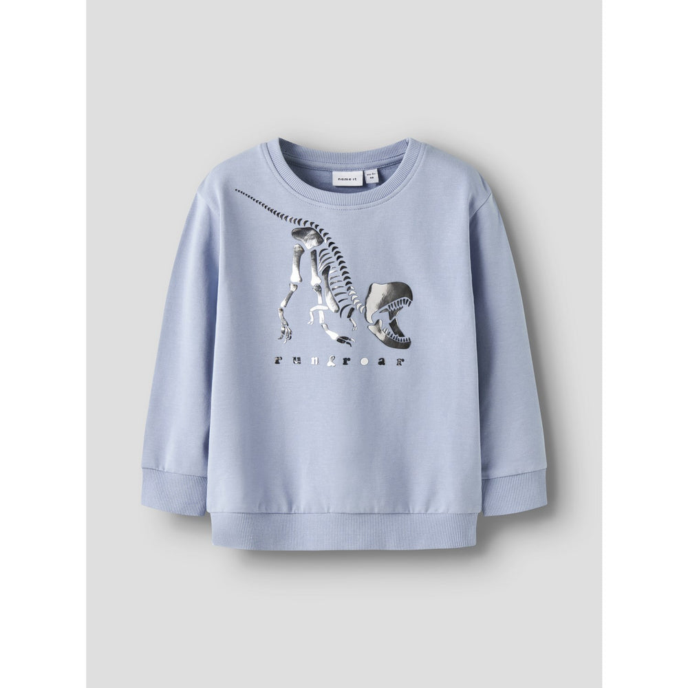 Køb Name It Blue Fog Nmmfinn Ls Nreg Sweat Unb Box
