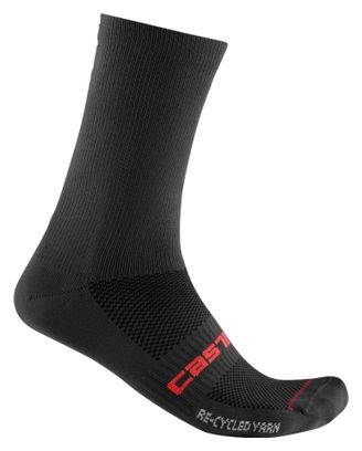 Chaussettes Castelli Re-Cycle Thermale 18 Noir