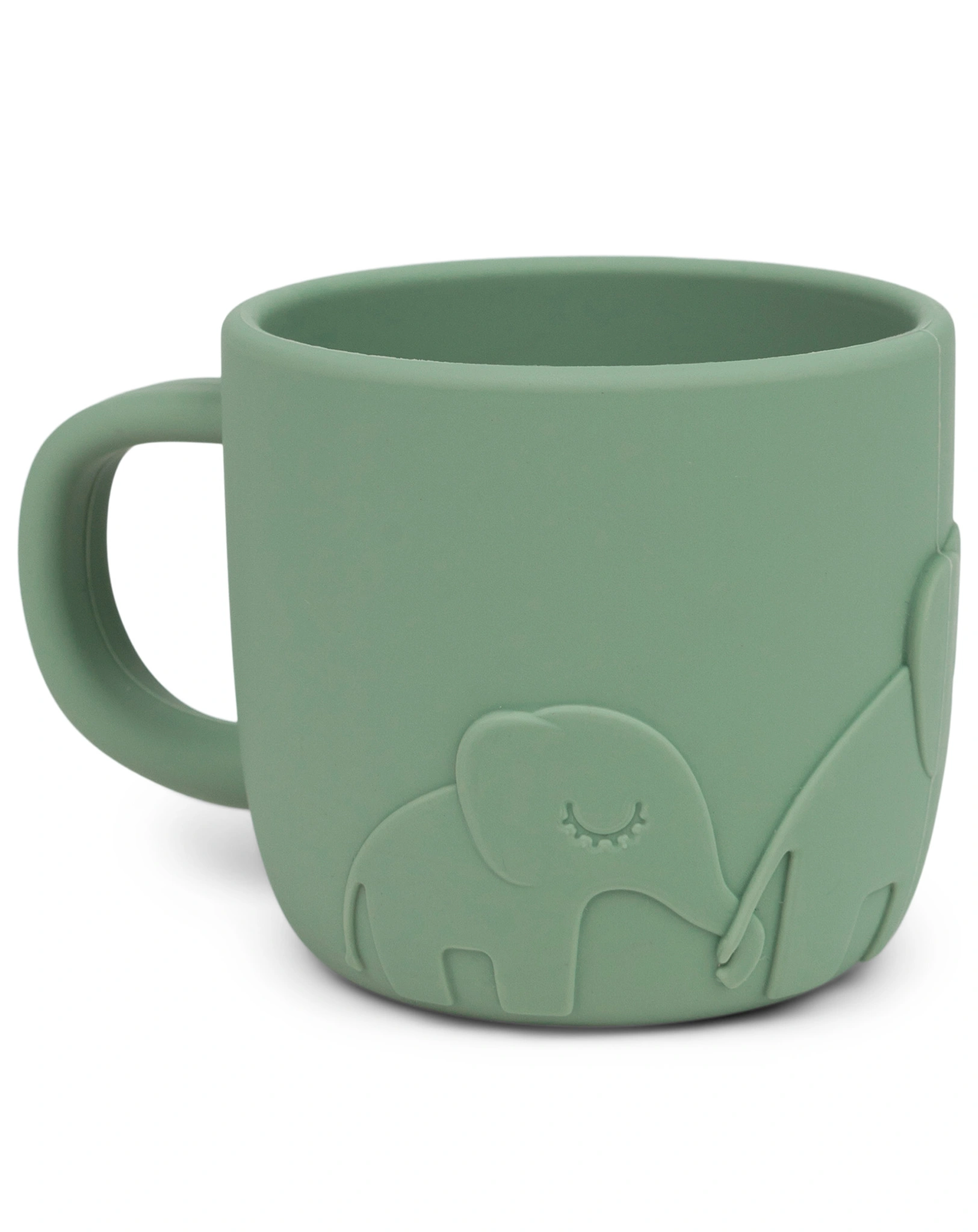 Silikon-Becher PEEKABOO - ELPHEE (165ml) in grün