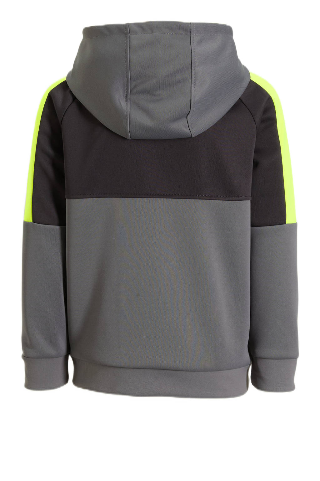 Orange Stars sweatvest Roy met printopdruk donkergrijs