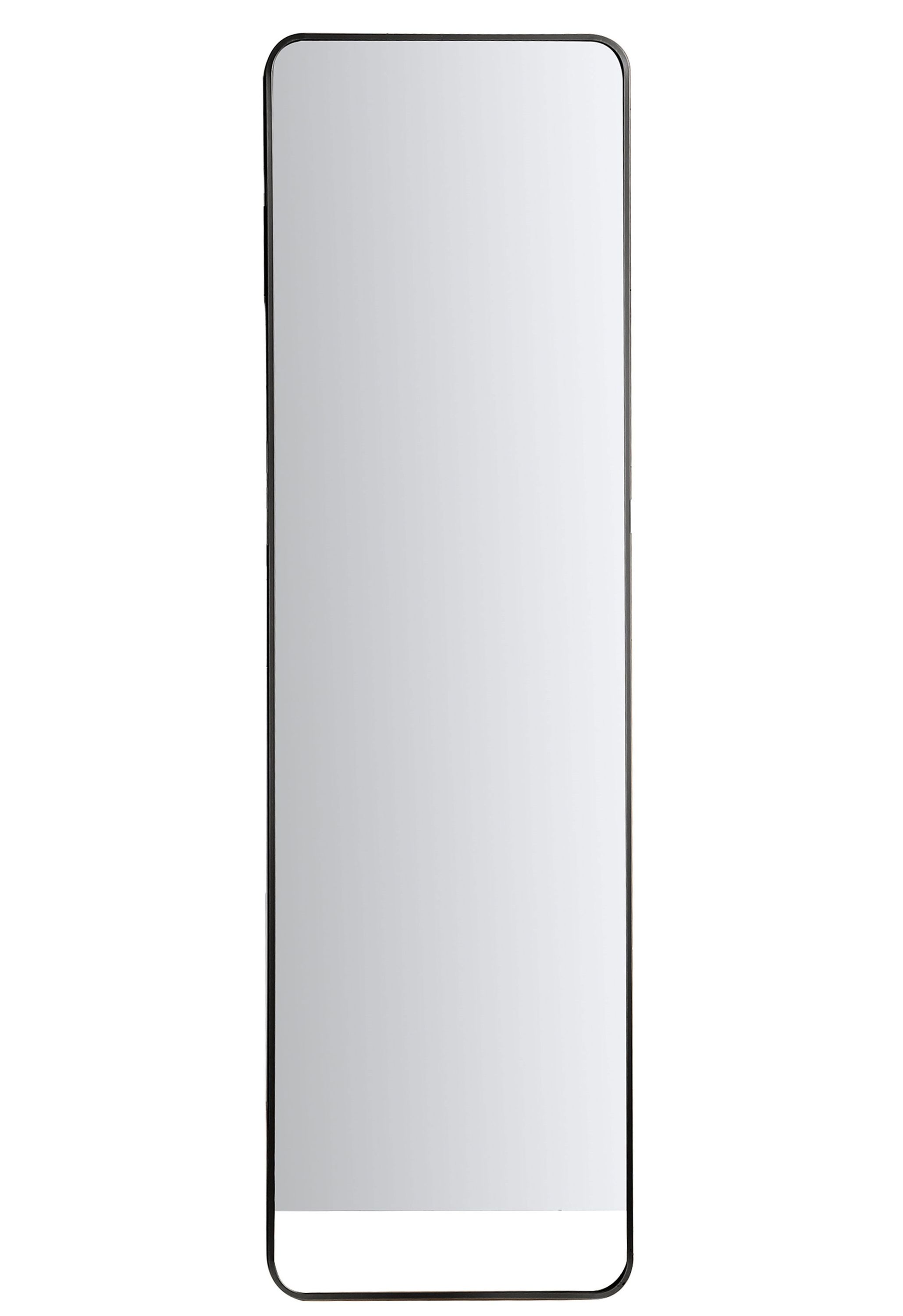 Standspiegel 48 x 160 cm schwarz