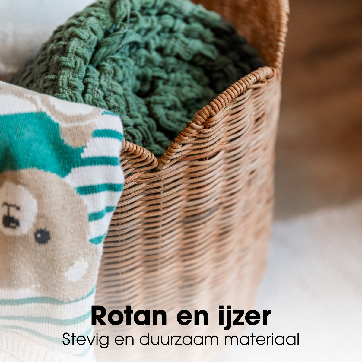 Mica Decorations Opbergmand Set van 3 - Bruin