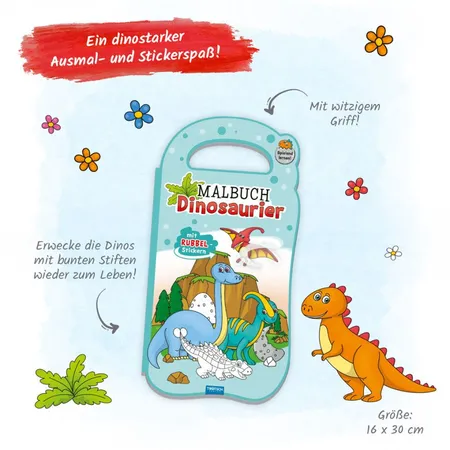Trötsch Malbuch Rubbelsticker 