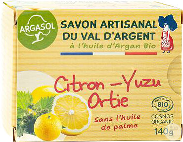 Argasol Savon Citron Yuzu-Ortie 140g