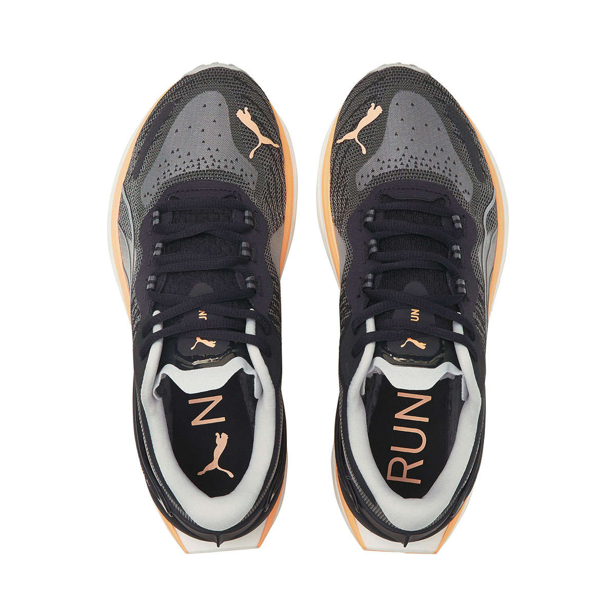 PUMA Run XX Nitro Hardloopschoenen Zwart/Wit/Roze Dames