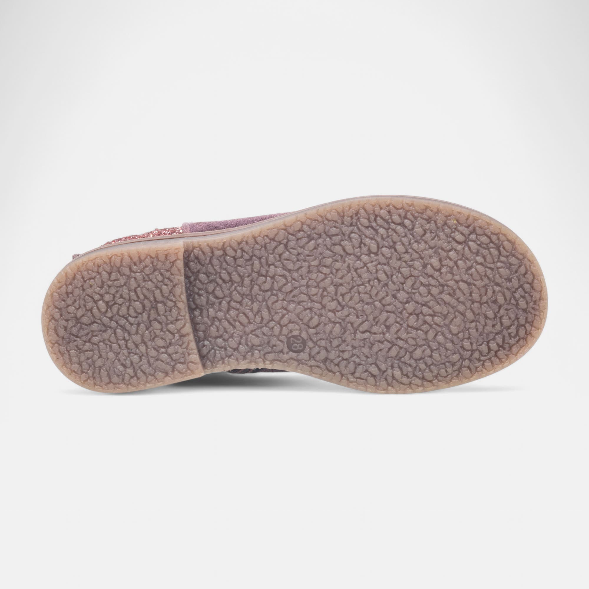 Bottines Fille en cuir violet