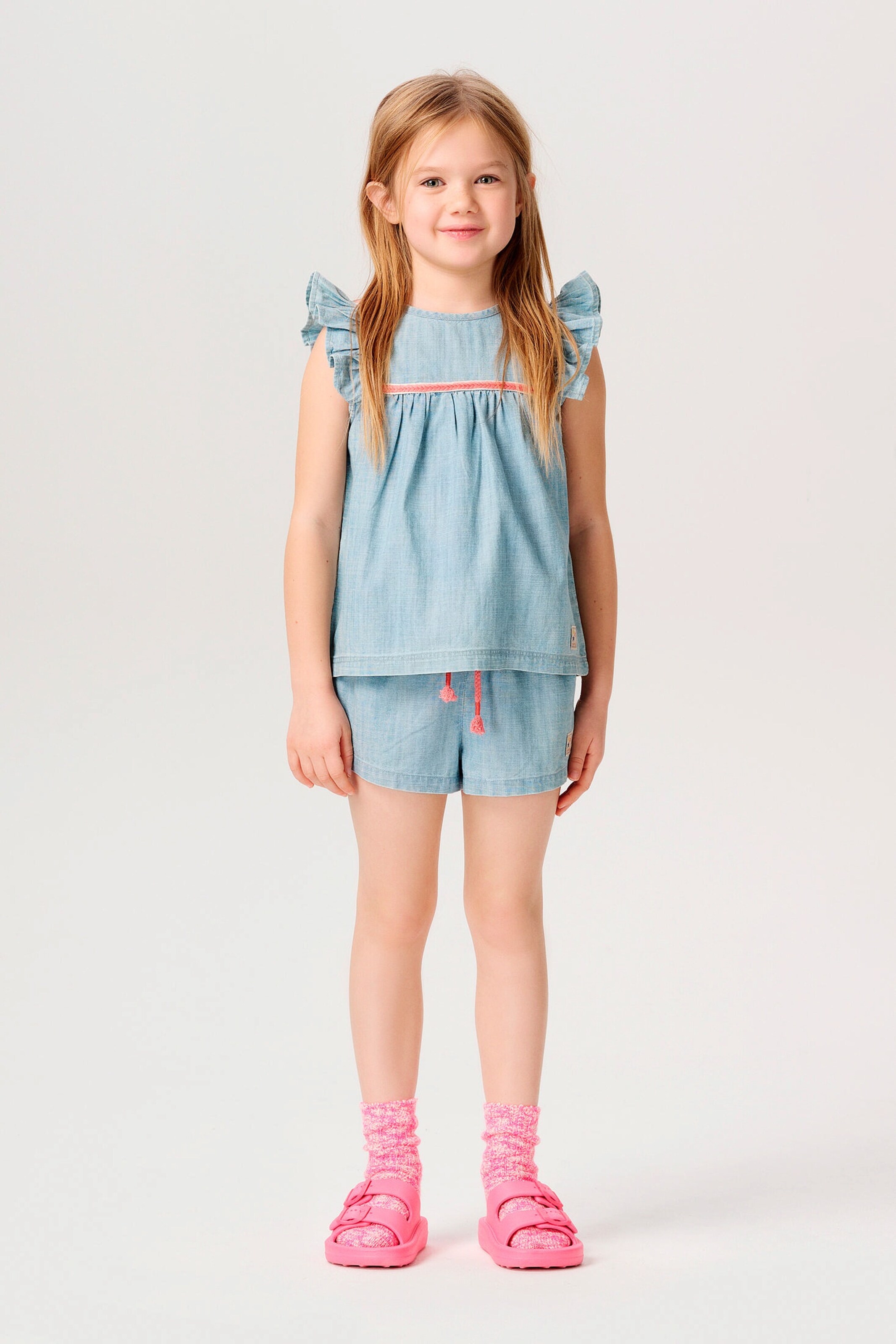 NOPPIES KIDS Shorts Eleison Light Blue Wash