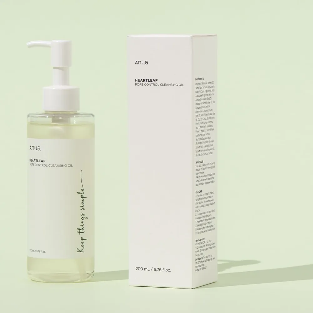 Anua Heartleaf Pore Control Cleansing Oil - 200 ml.