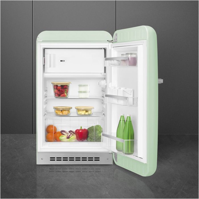 SMEG Stand-Kühlschrank 50's Retro Style FAB10RPG5 Pastellgrün