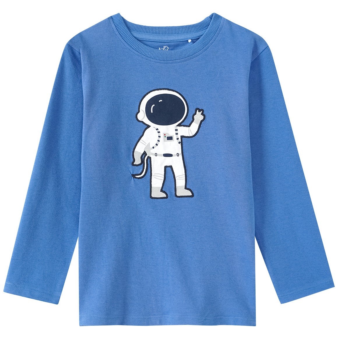 Topolino Jungen Langarmshirt mit Astronaut-Applikation blau
