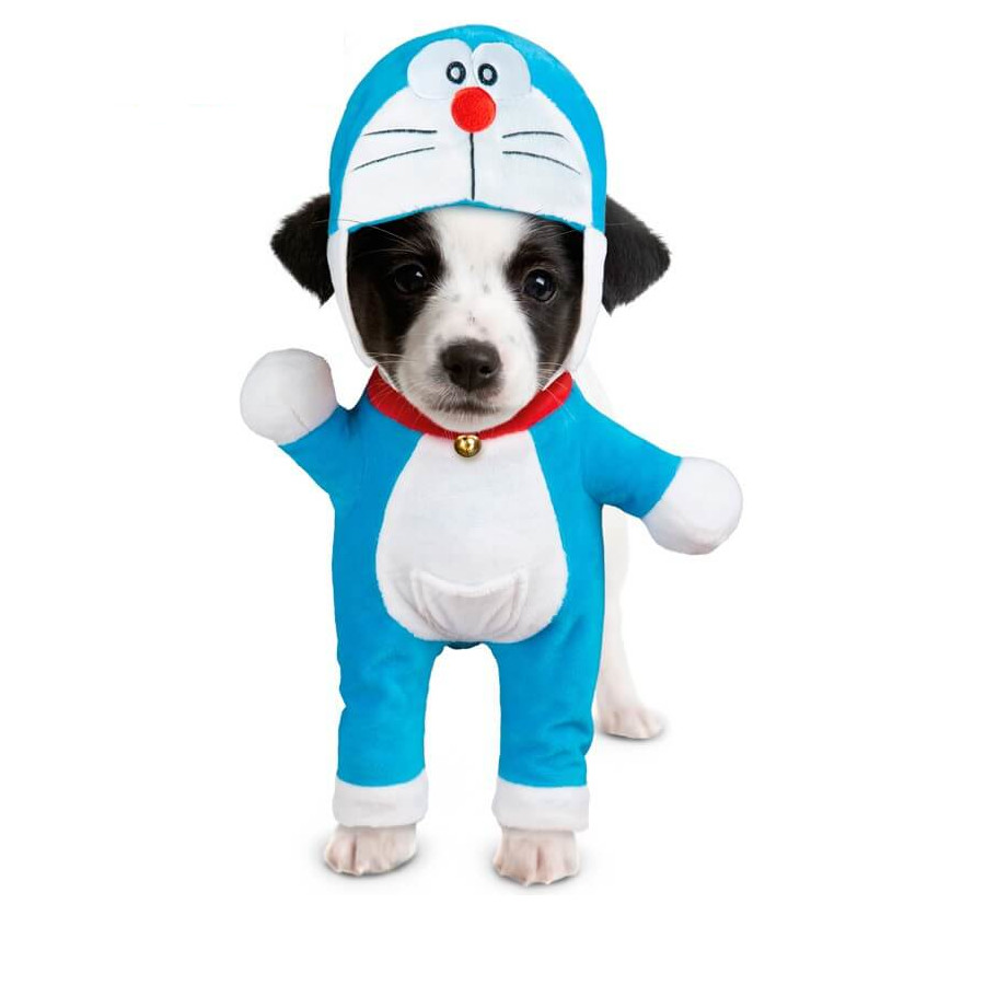 Fantasia de Doraemon para cães