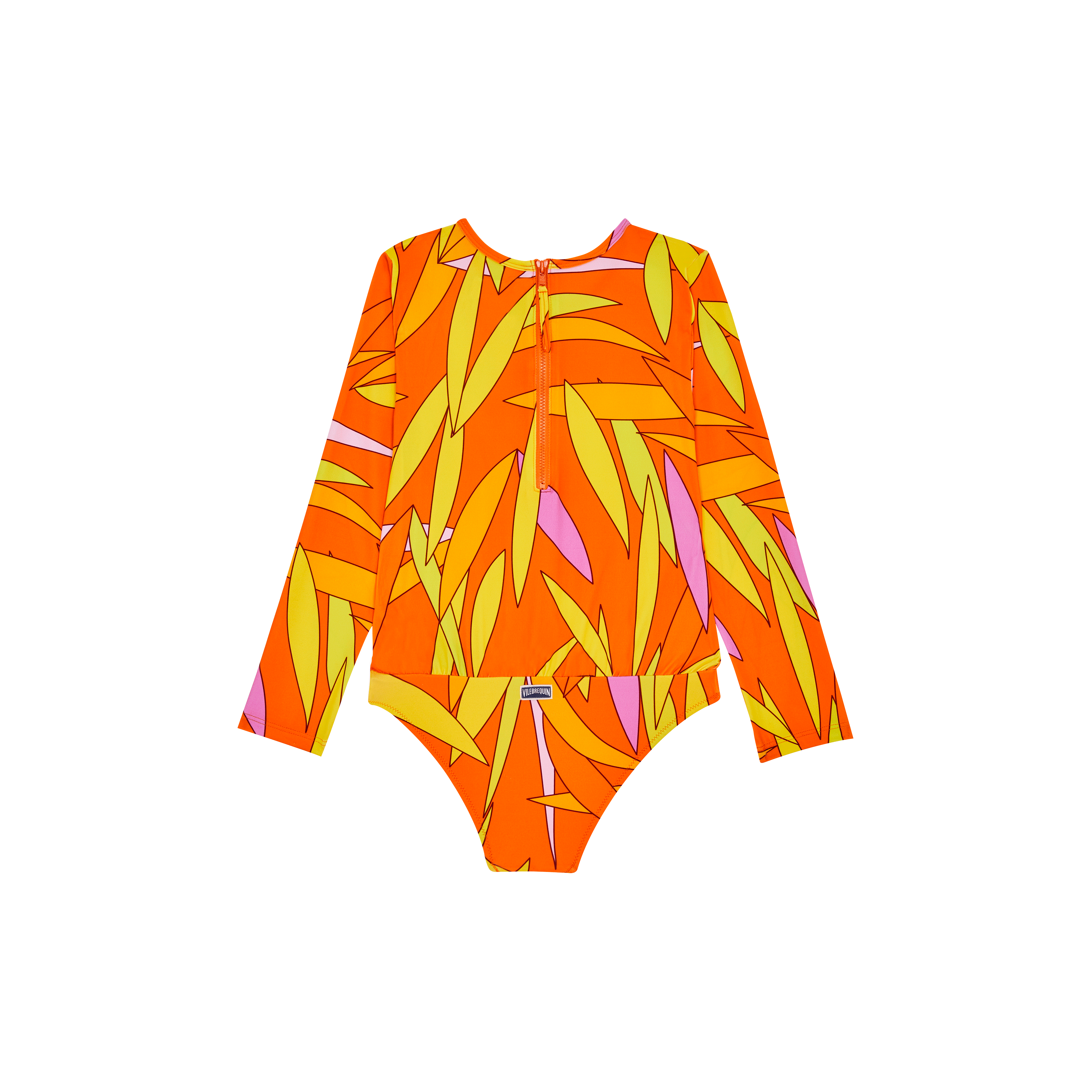 Maillot de bain une pièce zippé Anti-UV fille Madrague