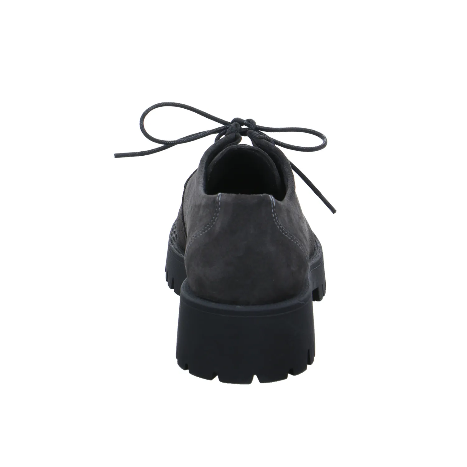 SCHUHENGEL Schnürschuh Grau Leder