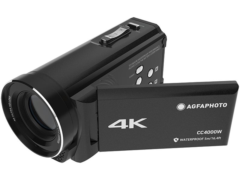 Agfa Videokamera Realimove CC4000W Wasserdichte 4K Videokamera