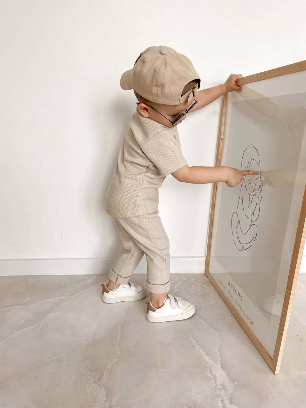 Babystyling baby broek beige