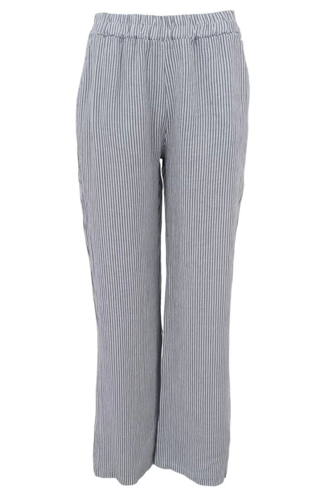 Black Colour Bcmelina Wide Linen Pant northern grey