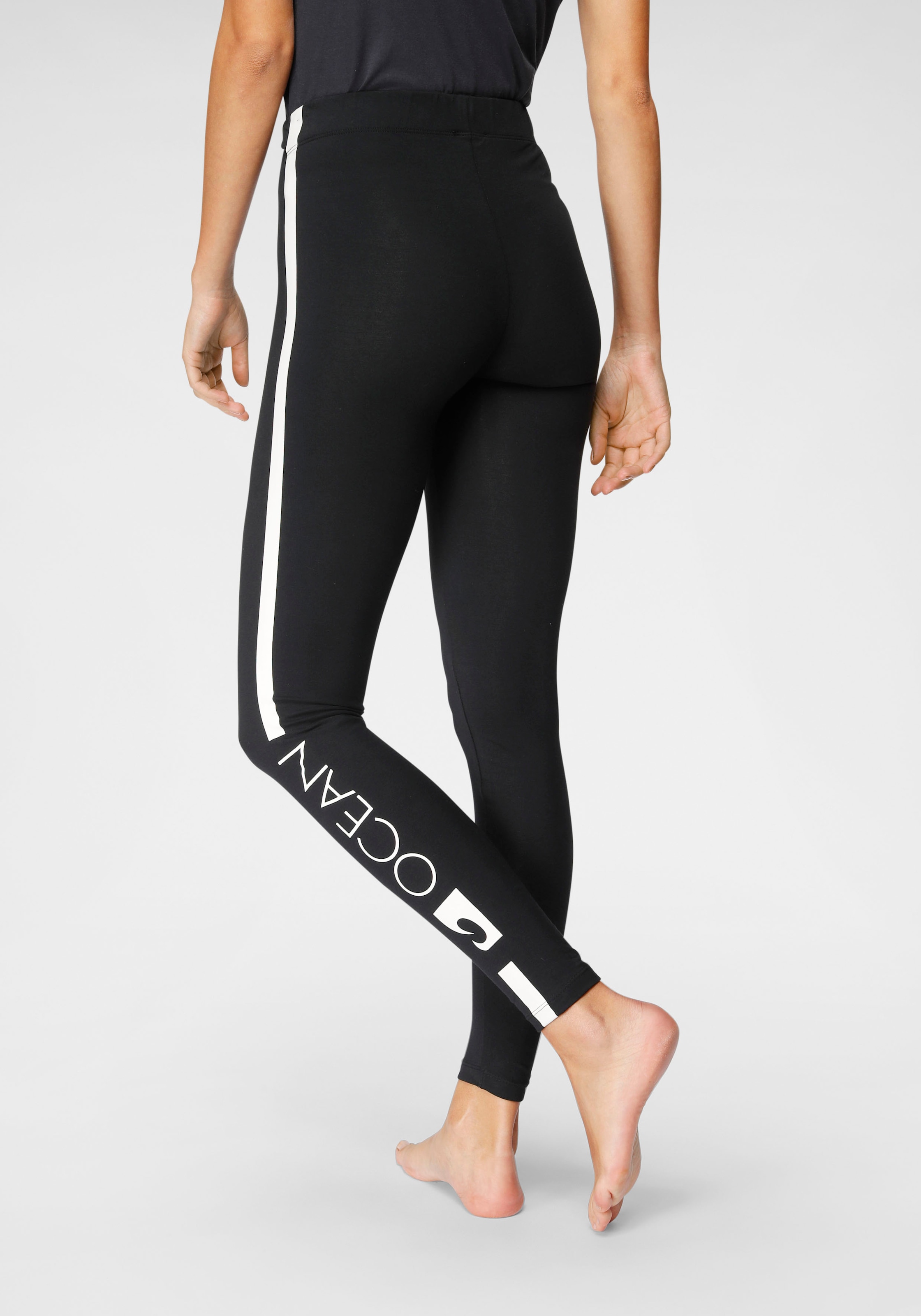 Ocean Sportswear Leggings  mit Kontraststreifen und Logodruck