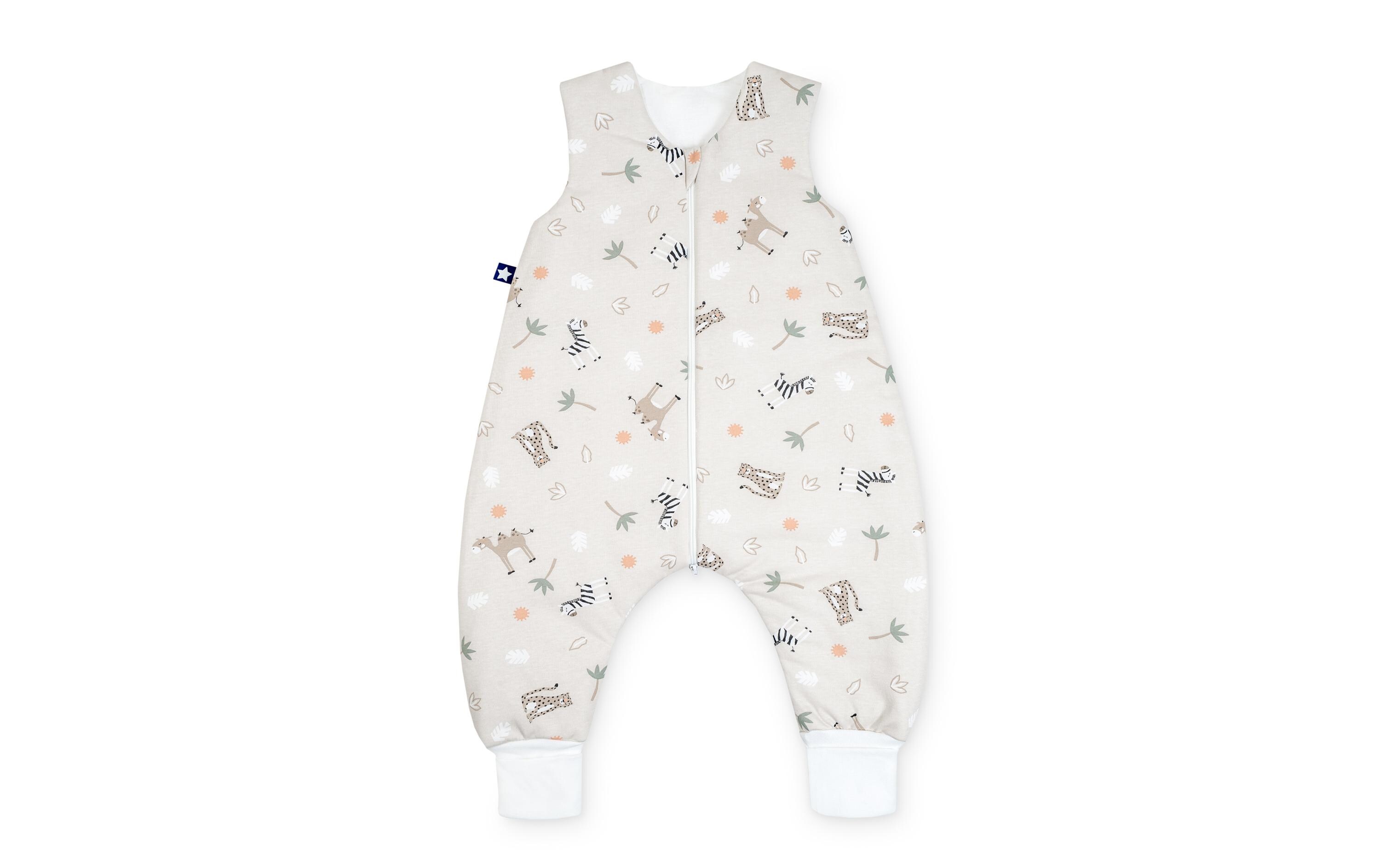 Baby-Ganzjahrschlafsack Jumper Jersey Savanne Beige 80 cmSchlafoverall Jumper für aktive Kinder
