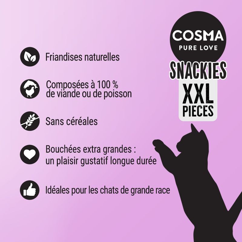 Lots économiques Cosma Snackies XXL