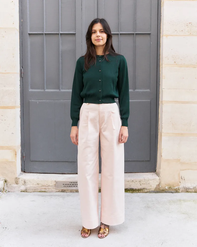 Daenerys - Pantalon Large en Sergé Erotokritos