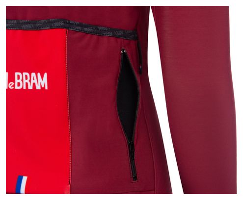 Maillot Manches Longues Femme LeBram Allos Bordeaux Coupe Ajustée