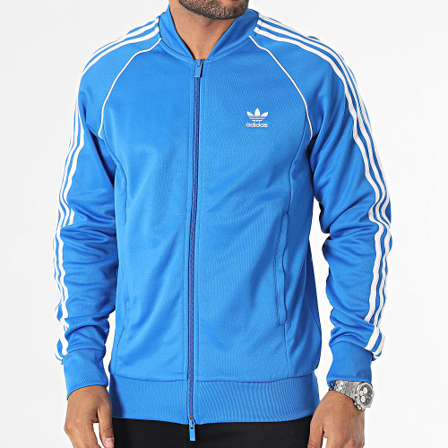 Veste Zippée A Bandes SST IL2493 Bleu
