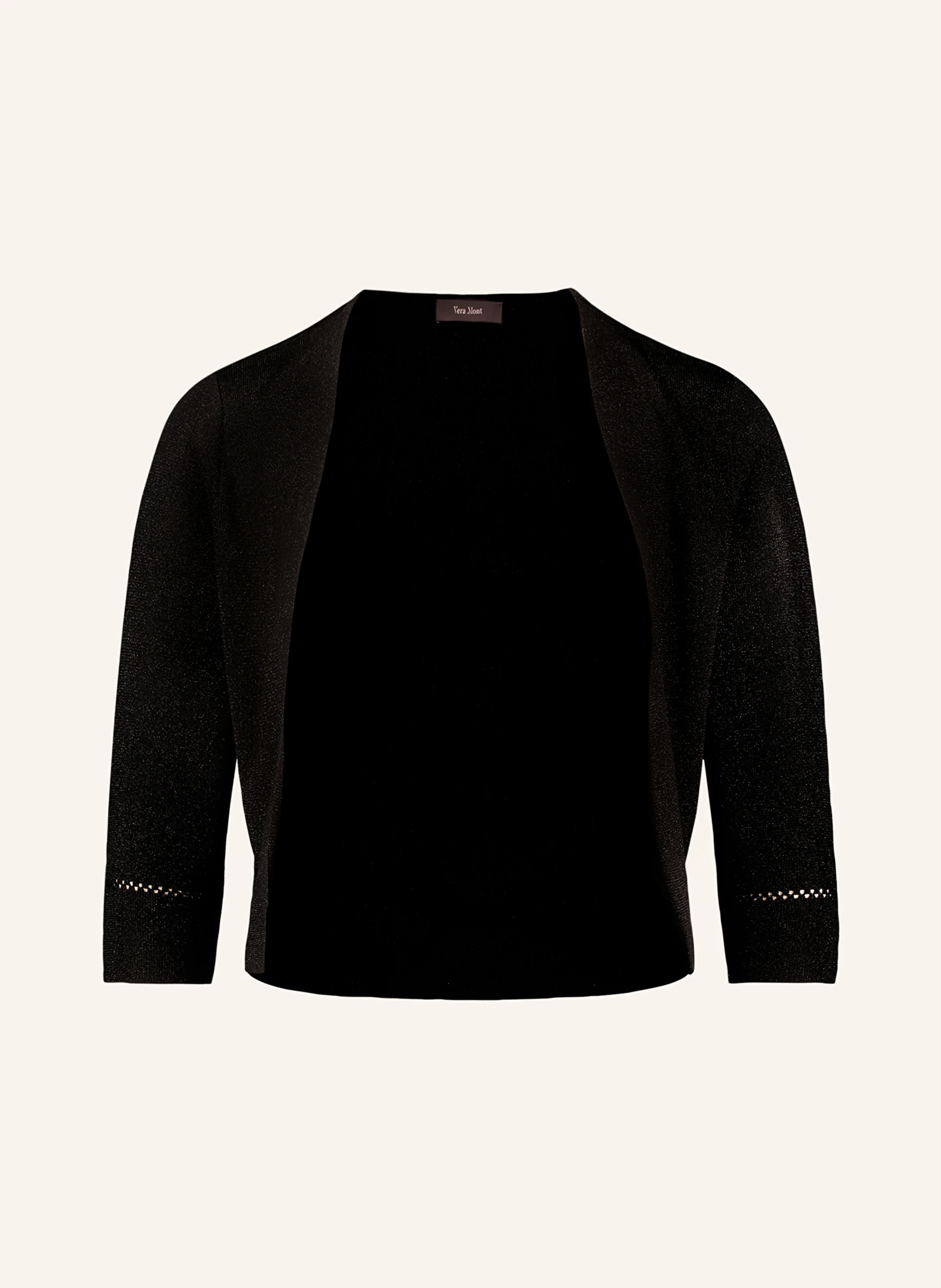Vera Mont Strick-Bolero mit 3/4-Arm und Glitzergarn