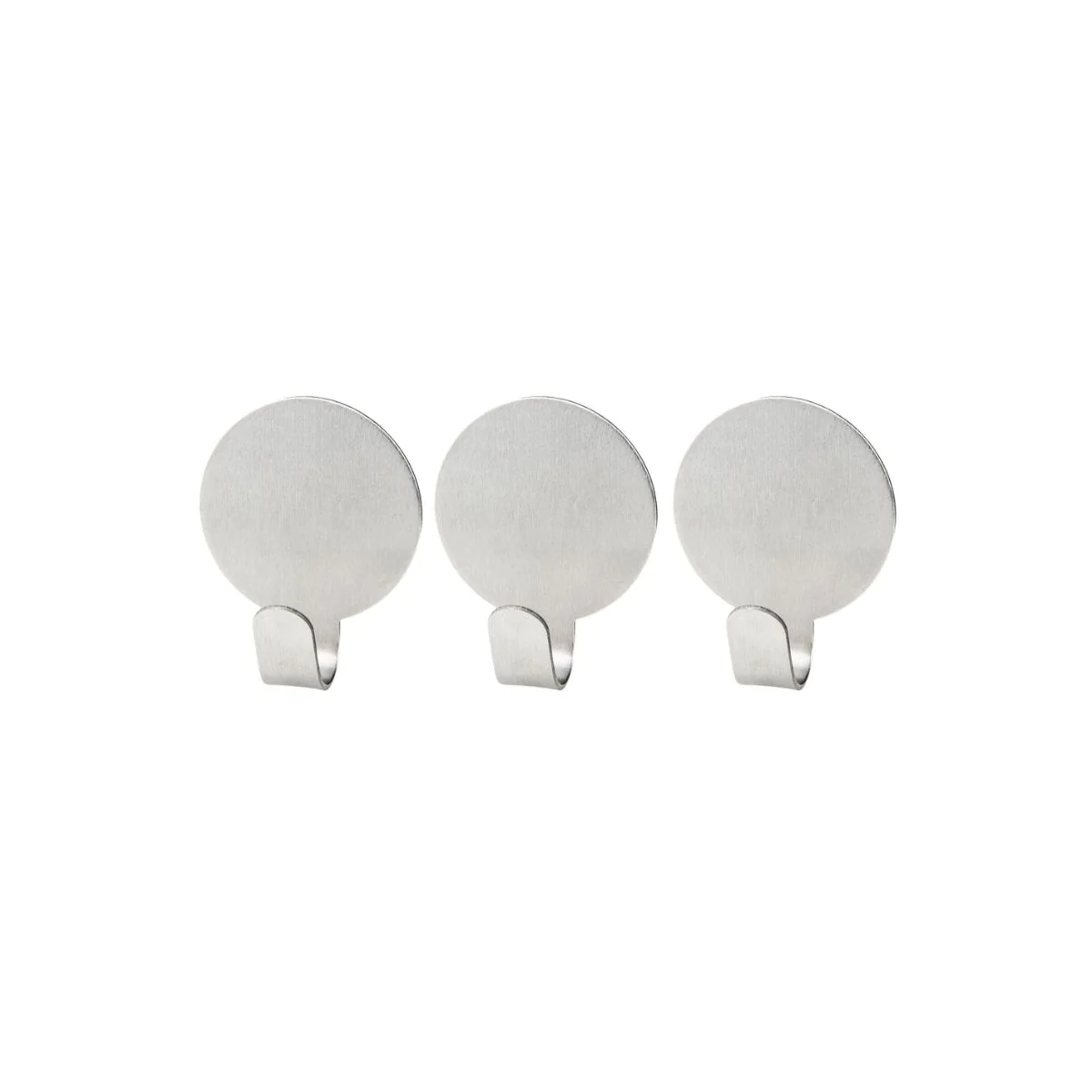 Lot de 3 crochet adhésifs ronds Tecno Fackelmann