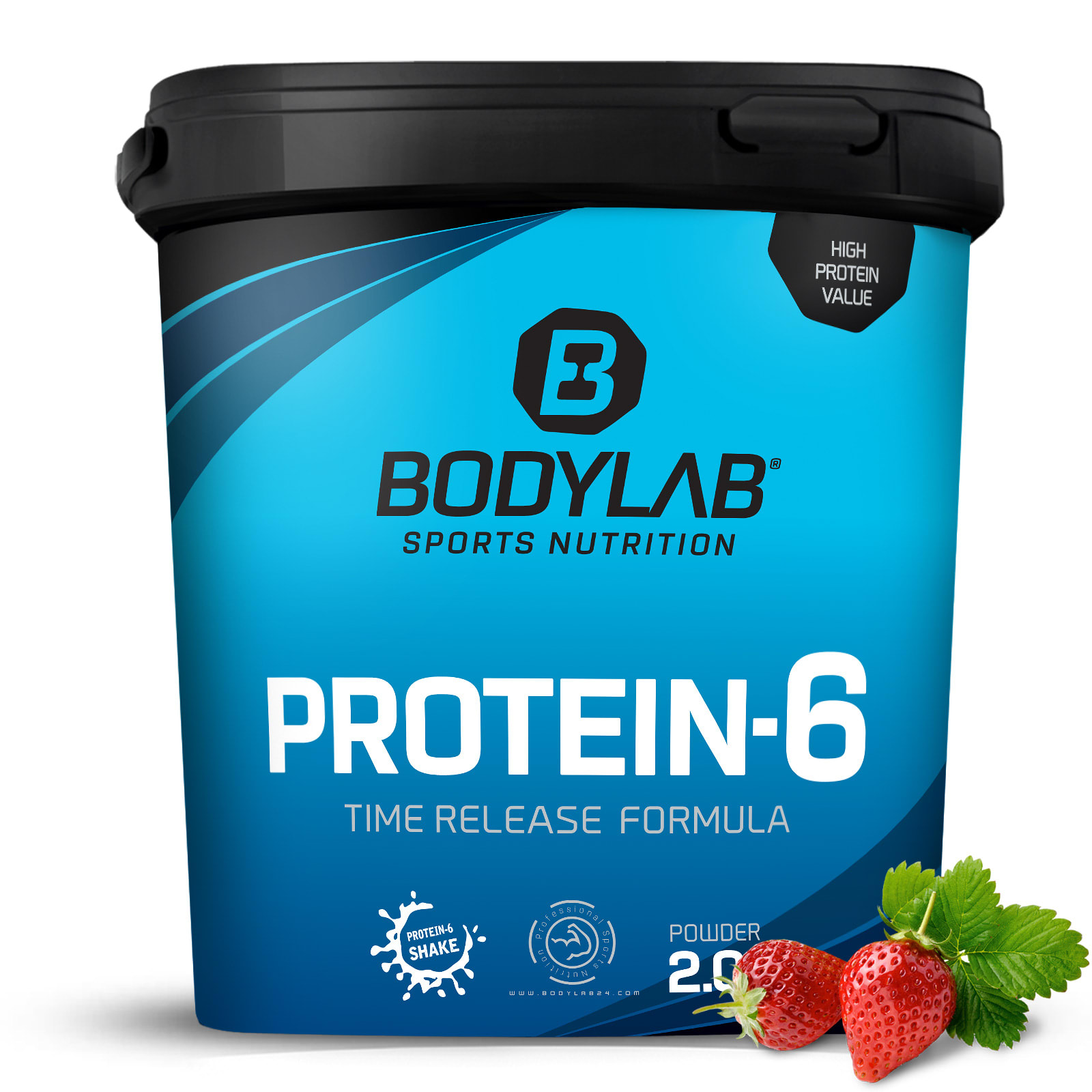 Protein-6 - 2000g - Erdbeer