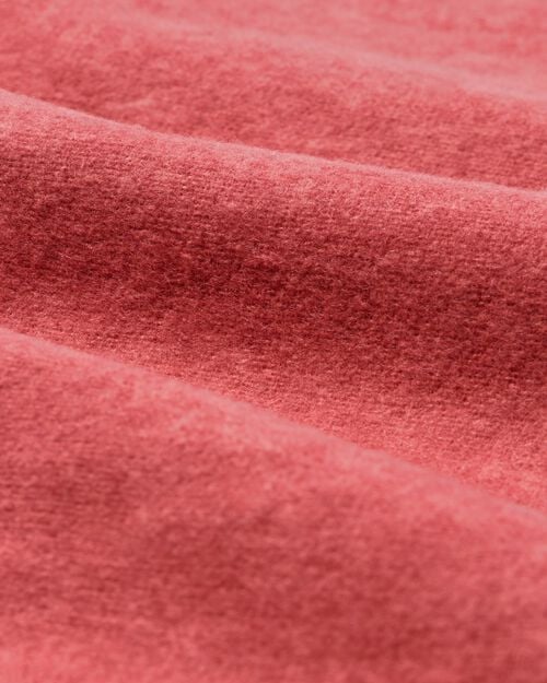 housse de couette flanelle 200 x 200/220 mélange rouille